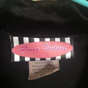 Pinup Couture dress black satin